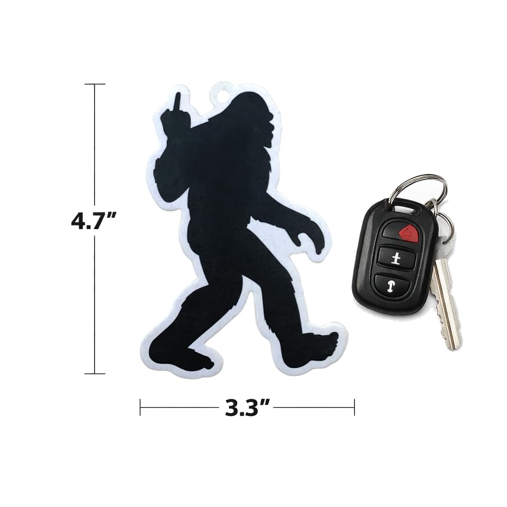 Bigfoot - Ambientador de coche con aroma a colonia, mantiene tu coche con un olor fresco y acogedor, aroma de coche de larga duración, accesorios colgantes de coche para hombres y mujeres (paquete de