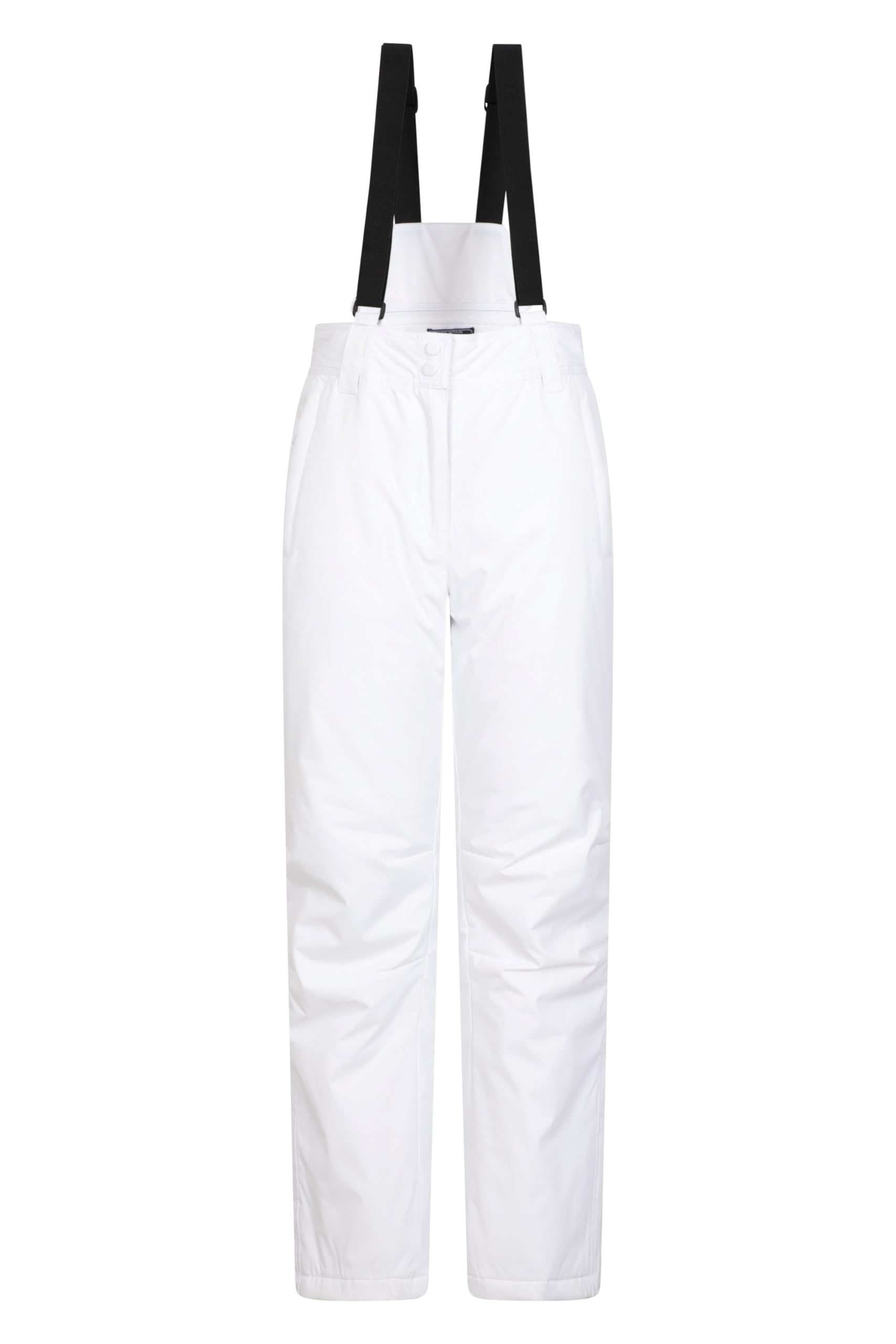 Mountain Warehouse Moon Pantalon de Ski à Jambe Moulante pour Femme - Pantalon résistant à l'eau en Tissu Ripstop, Bretelles Amovibles et Fermetures éclair aux Chevilles