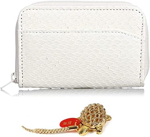 Amazon | [SakuraZen] 白蛇 小銭入れ 財布 本 蛇革 ヘビ 柄 メンズ  