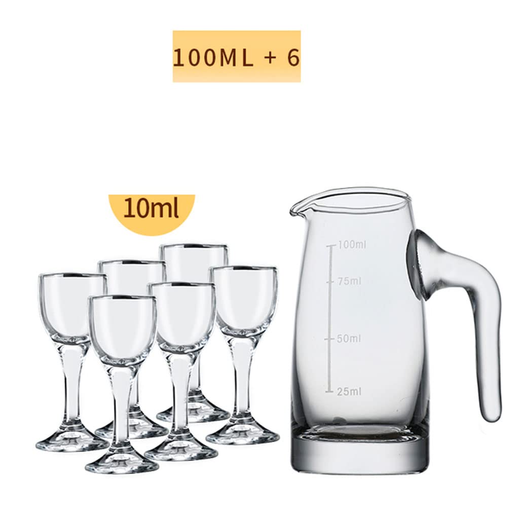 NOBRIM 7 pièces Classique Verre à bière ménage Verre vin Ensemble chopes à bière Ensemble Refroidissement Tasses à vin pour Les fêtes et Les Cadeaux