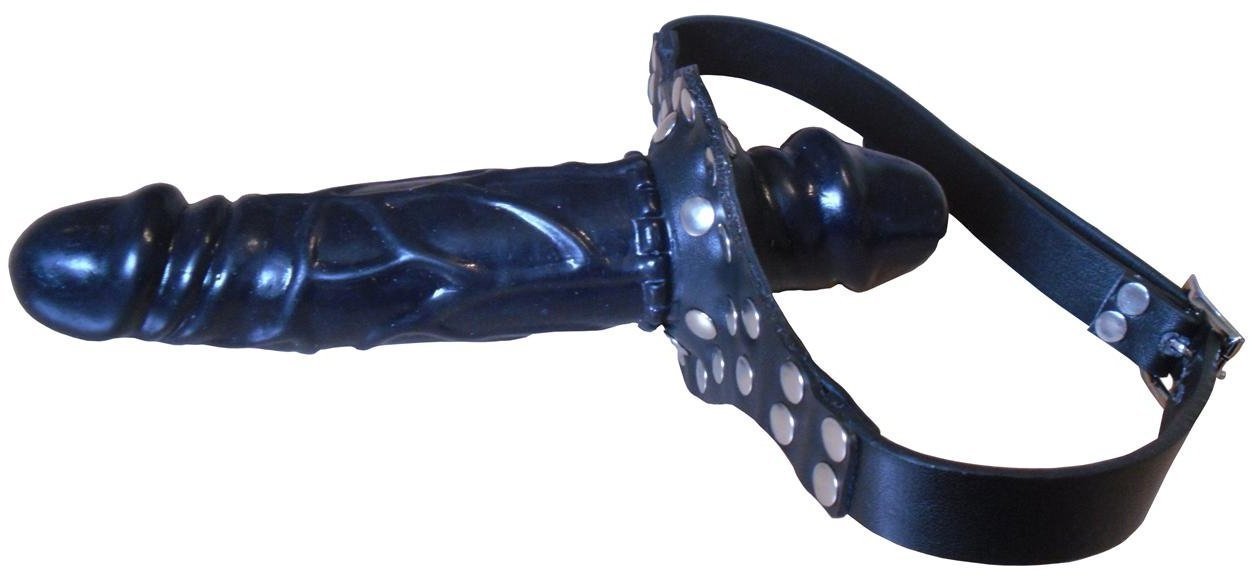 Bondage Leder Mund Knebel mit Silikon Dildo Penis Mundknebel : Amazon.de:  Drogerie & Krperpflege