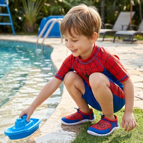 Image of WateLves Kids Water Shoes for Boys and Girls Quick Dry Barefoot Aqua Socks Beach Swim Pool Shoes Toddler Little Kid to Big Kid
