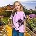 Girls Tie Dye Cute Short Sleeve T-Shirts Casual Boys Summer Tops Loose Crewneck Basic Tees for Kids 3-14 Years