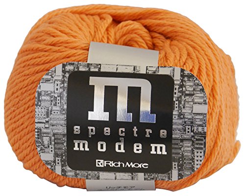 リッチモア スペクトルモデム 毛糸 極太 Col.17 オレンジ 系 40g 約80m 5玉セット 2098