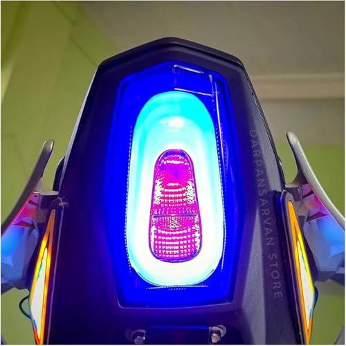 Feu arrière de moto LED avec feu stop intégré pour Yamaha YZF R15 V3 2017 2018 2019 2020