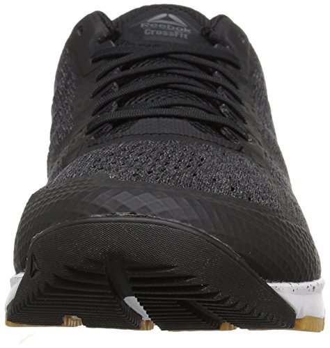 Reebok Men's R CROSSFIT Speed TR 2.0 D Sneaker, Black/Black Reflective/White/Gum/Ash Grey, 11 M US