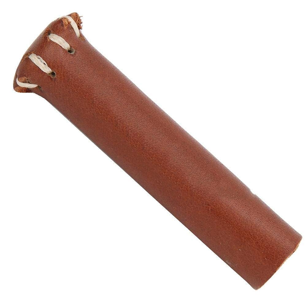 Vbestlife Red Leather Snooker Cue Tip Cover, Billiard Cue Tip Protector For Pool Cue Tips Preservation (Red)