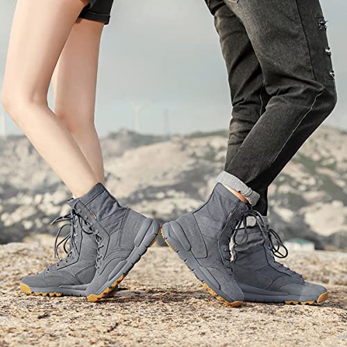 Mannen en vrouwen Outdoor Waterdichte Woestijnlaarzen Wandellaarzen Ademend Hoge Top Camo Tactische Militaire Laarzen - Image 8