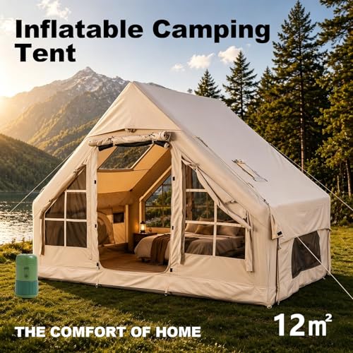 Carpa inflable lujo para camping, 1 persona miniatura 2
