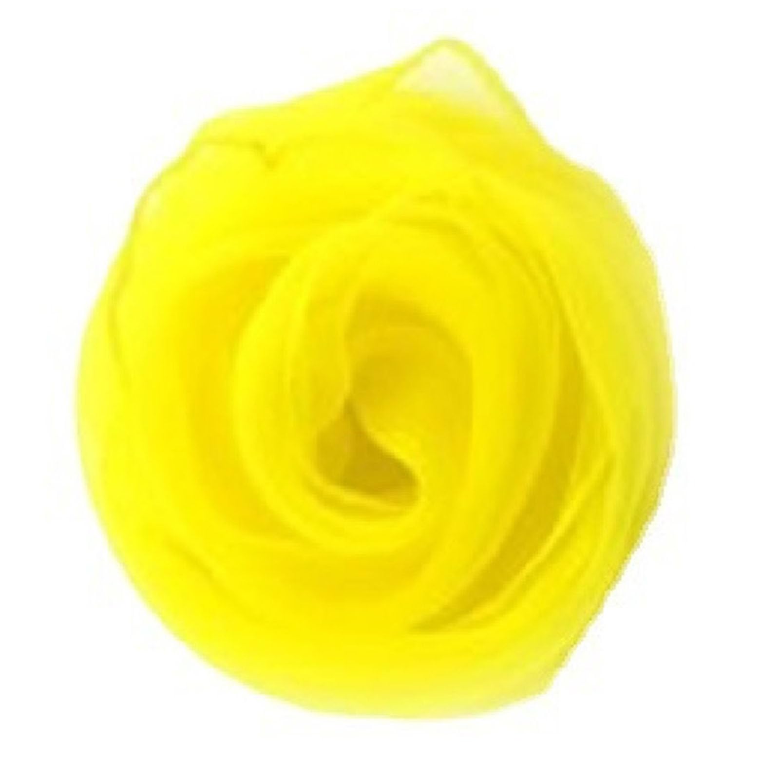 Omabeta Sciarpa da Gioco per Bambini Sciarpa di Seta da Giocoleria Colorata Brillante per Aiuti Educativi sul Ritmo della Musica da Ballo (Gialla)