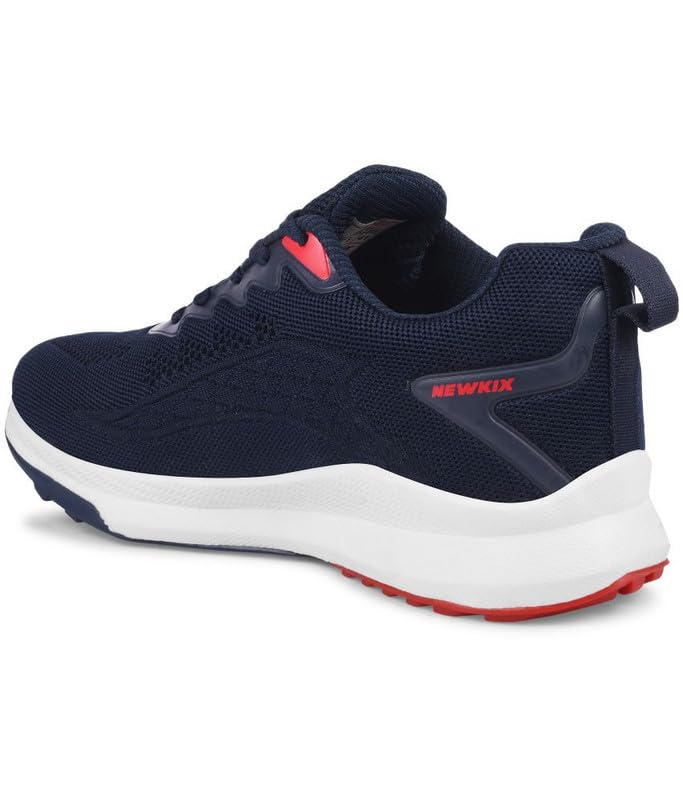 Image of Lakhani aashirwad Men's Sports Shoes | Lightweight Breathable Running Shoes for Men | Flynet Upper, Phylon Sole | Flexible, Comfortable Lace-Up Athletic Shoes