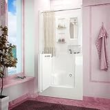 Spa World Venzi Vz3140rws Rectangular Soaking Walk-In Bathtub, 31x40, Right Drain, White