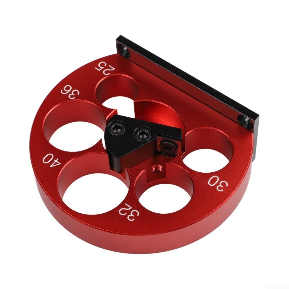 Plantilla Espigado Ajustable Aluminio 8-20mm Carpintería(5 holes 25-40mm)