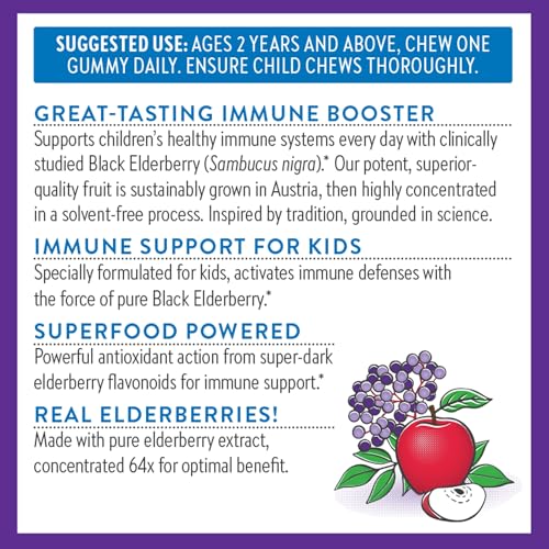 New Chapter USDA Organic Elderberry Gummies for Kids, 30 Count - image 7