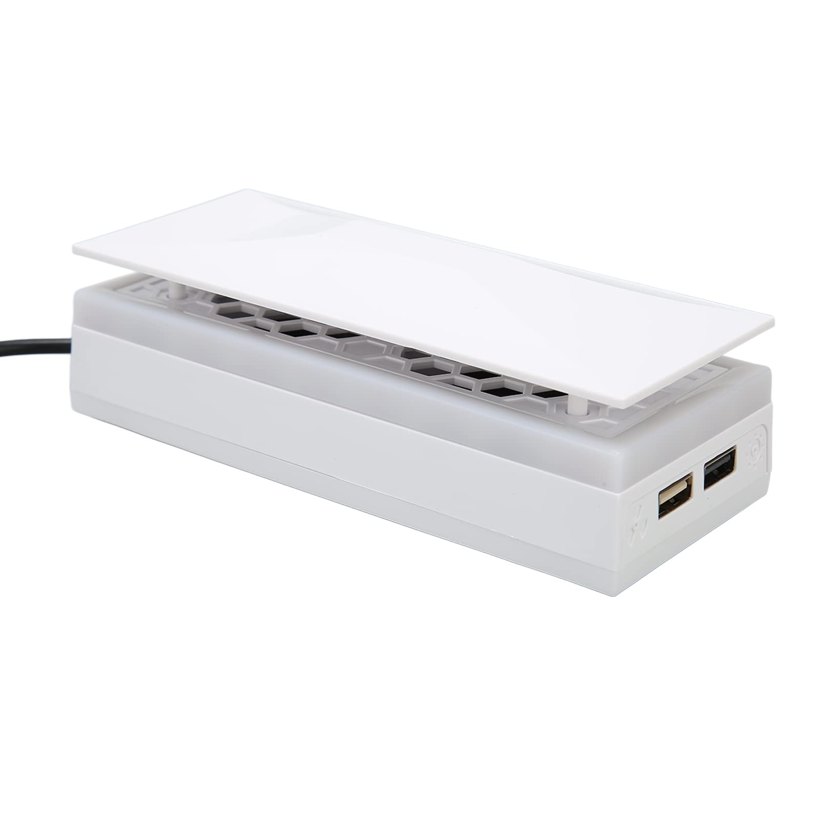 Ventilateur de Refroidissement pour Series S, Refroidisseur Externe à 2 Ports USB, 2 Ventilateurs de Refroidissement à Contrôle de Température Turbo, Ventilateur de Console