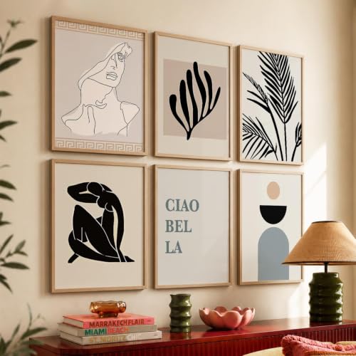 Image of kotart Premium Digital Paintings with Frame for Home Decoration - Painting for Living Room Bedroom Office Room Decor - Painting for Wall Decoration - Pack of 6 (Art 12, 19x25 inch)