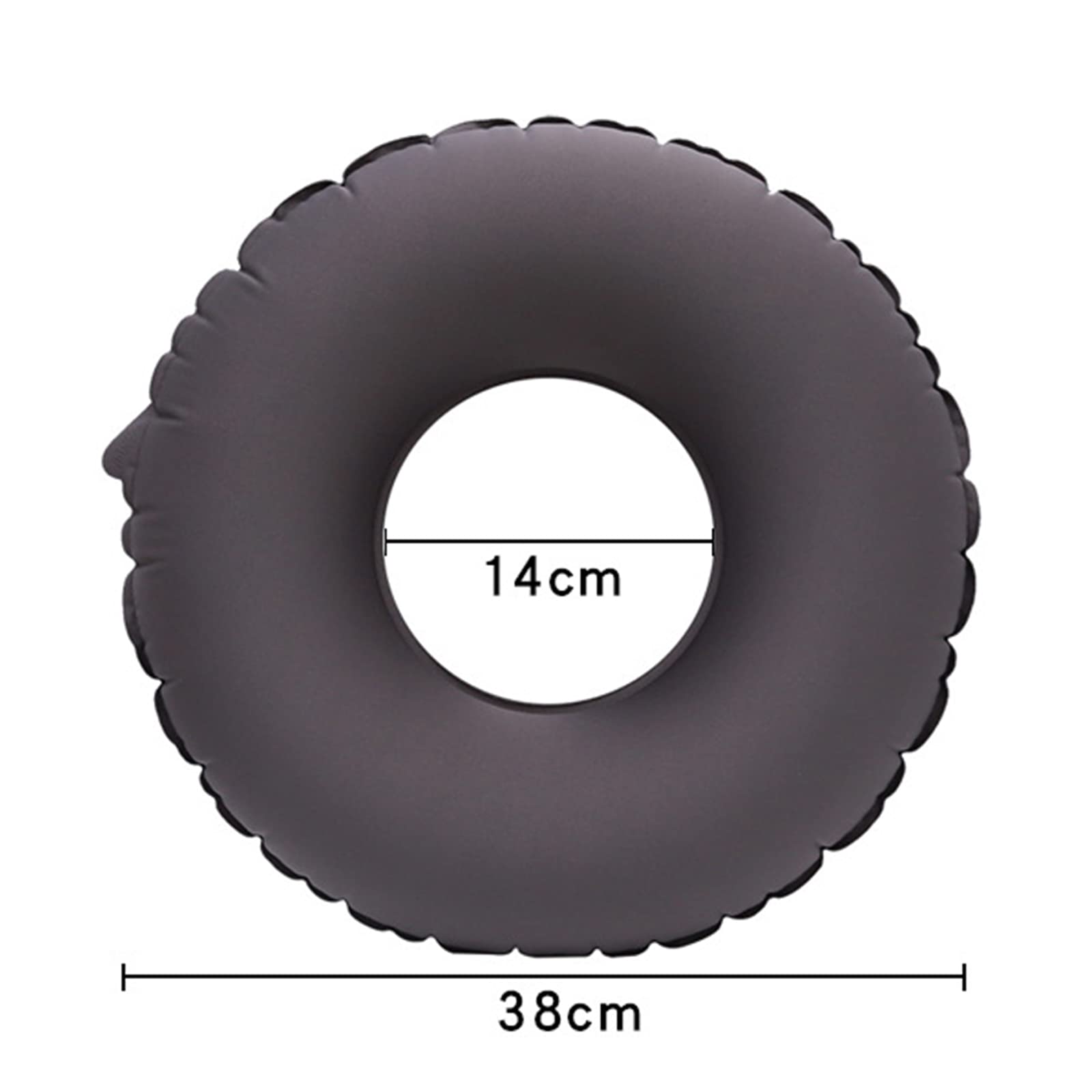 Cojín Inflable De Aire Médico - Cojín Antiescaras para Silla De Ruedas para Coxis, Ciática Y Alivio De La Presión - para Personas Sentadas Prolongadas,Gris (Gris) (Verde)