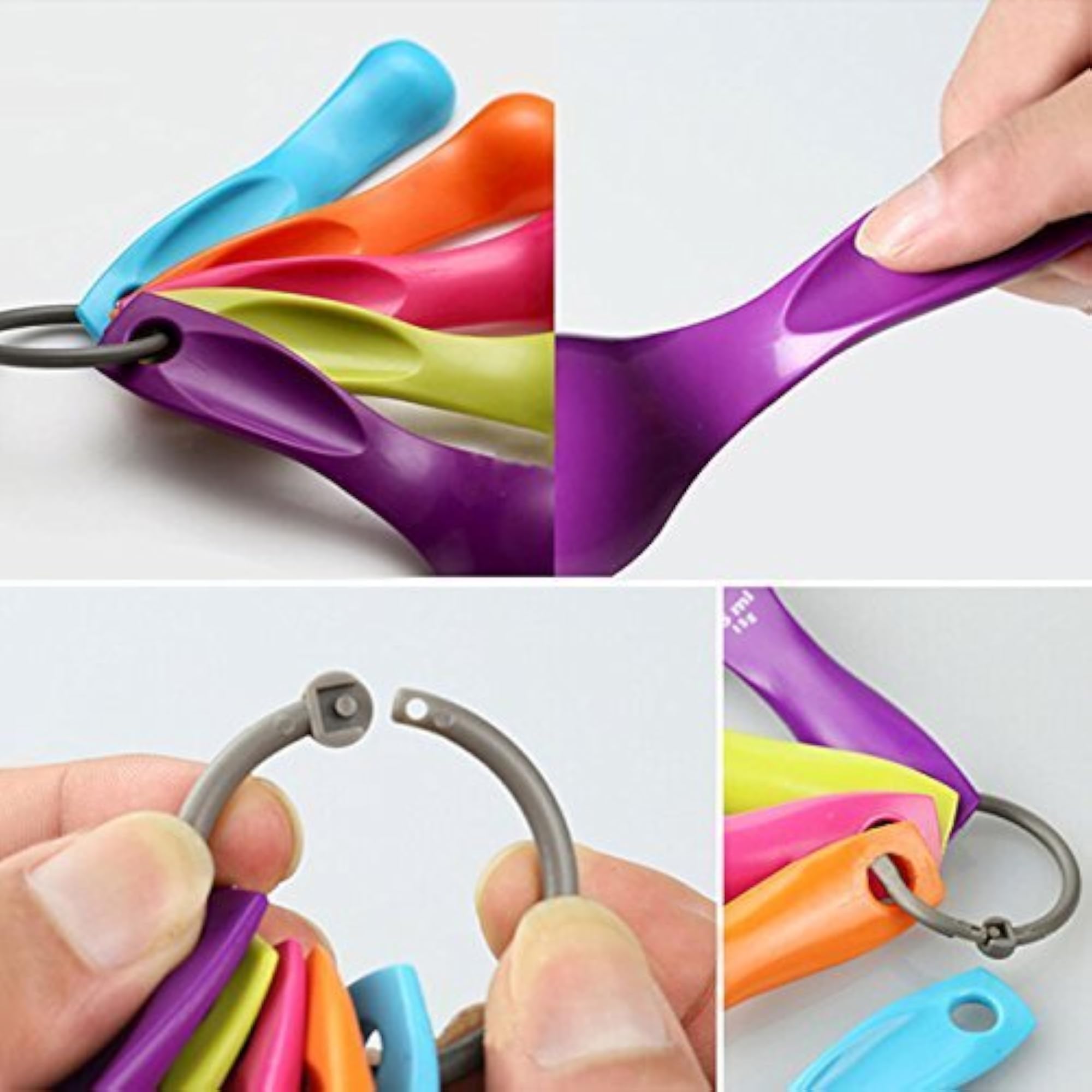 10-Piece Measuring Cups & Spoons Set, 5 Cups + 5 Spoons
