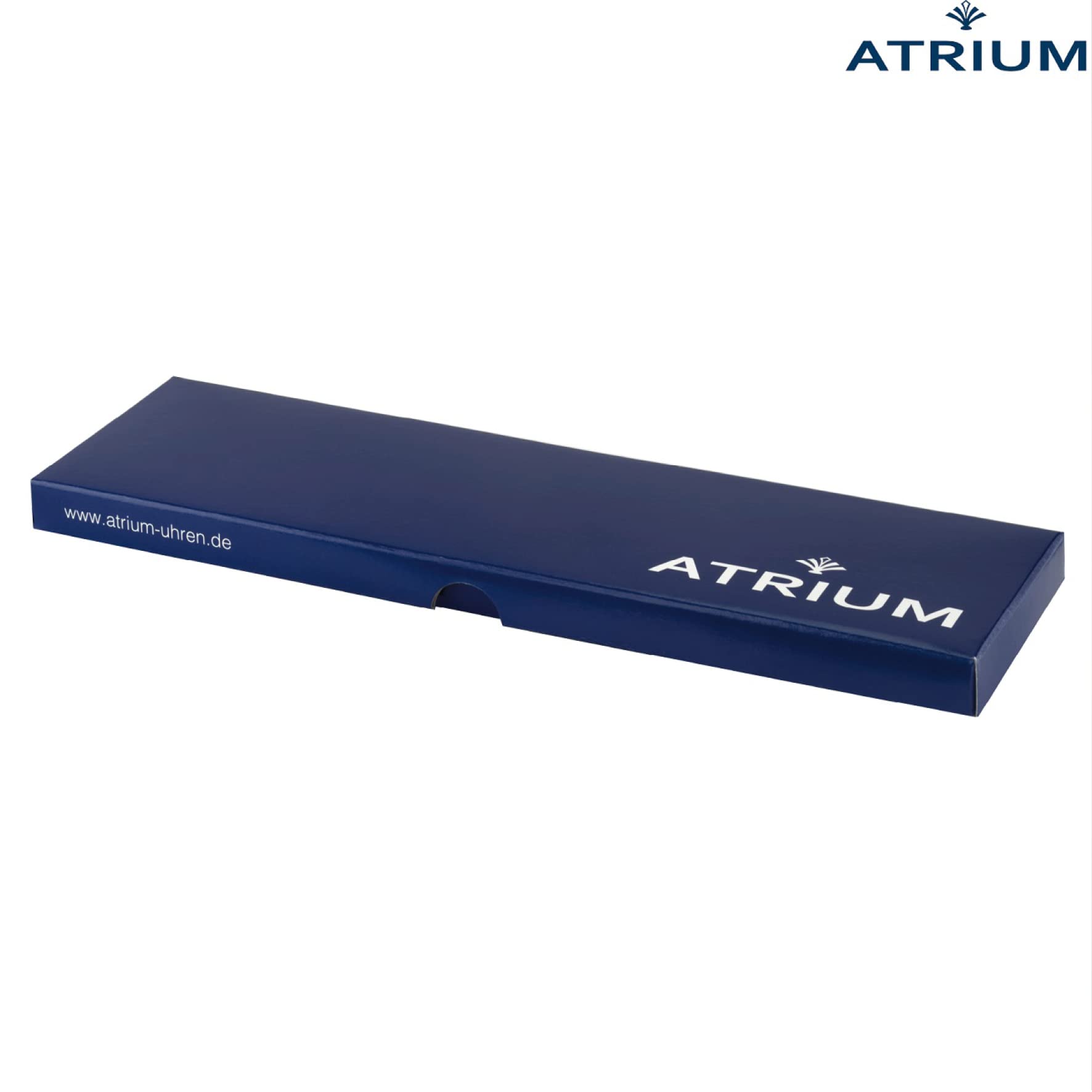 Atrium Herren-Armbanduhr Edelstahl silberfarben Analog Quarz 10 bar mit Datum, Leuchtzeiger, Leuchtziffern, sehr deutliches Zifferblatt Schwarz und Lederband schwarz A16-11