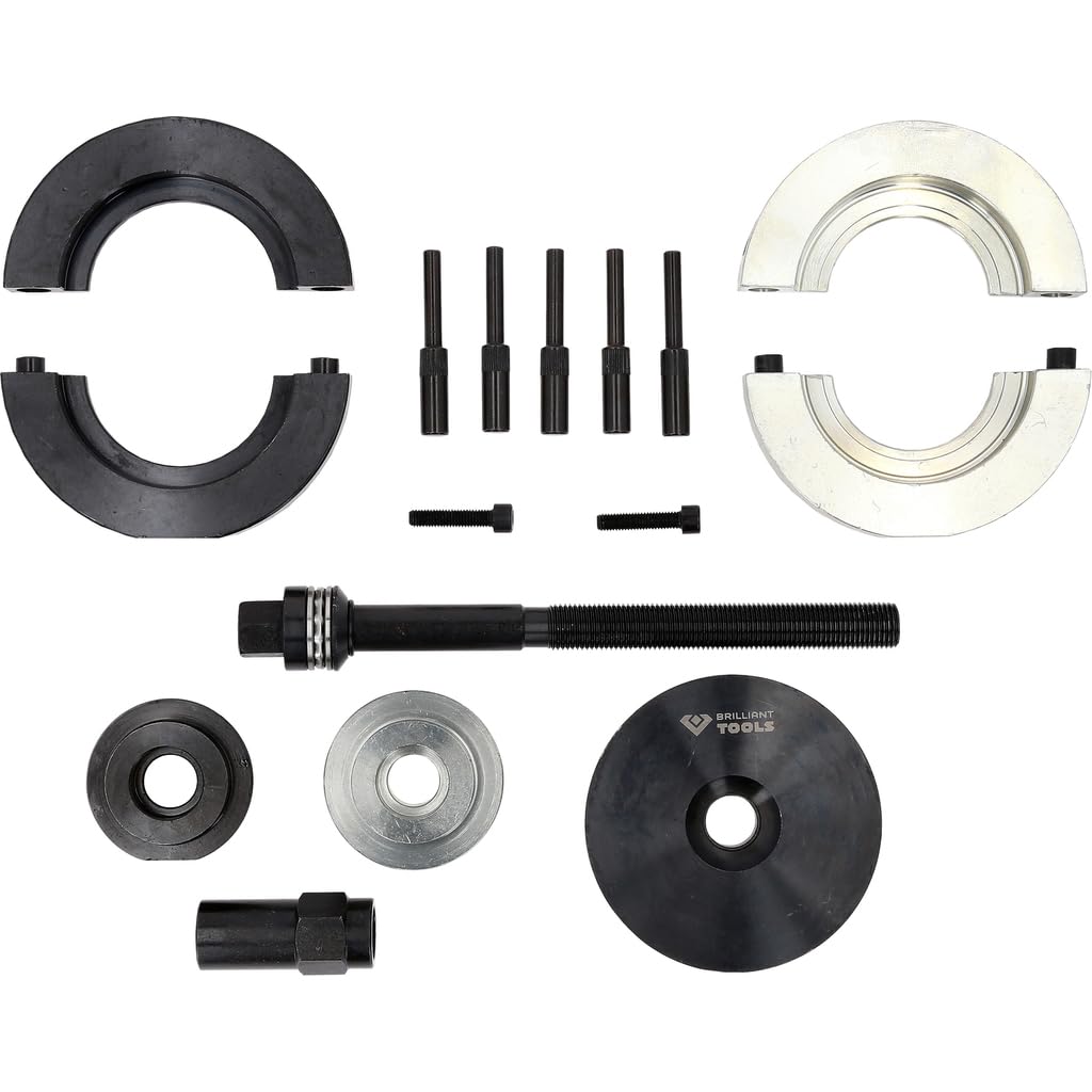 Brilliant Tools BT671450 Kit utensile cuscinetto della ruota, per VAG, Unità mozzo cuscinetto della ruota 72 mm