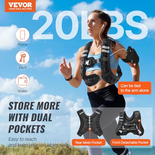 Weighted Vest for Workout 20 lbs