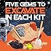 Cosmic Dig Kit by Big Discoveries - Explore The Planets of The Solar System with Gem & Fossil Excavation Kits for Kids | STEM Toy Science Dig Kits with Gemstones for Boys and Girls