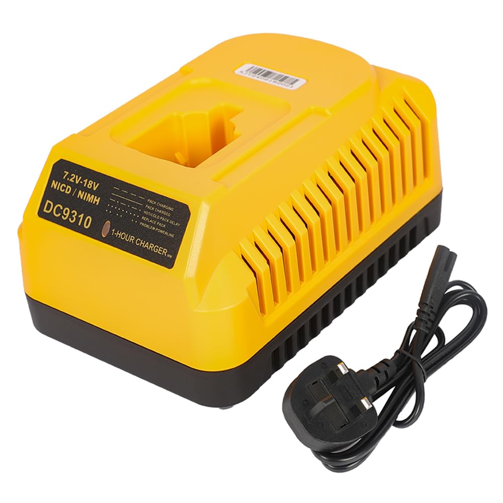 DC9310 7.2V-18V NI-CD NI-MH Battery Charger for Dewalt Battery DE9330 DE9130 DE9135 DC9071 DC9091 DC9096 DW9072 DW9091 DW9099 DW9116 DW9057