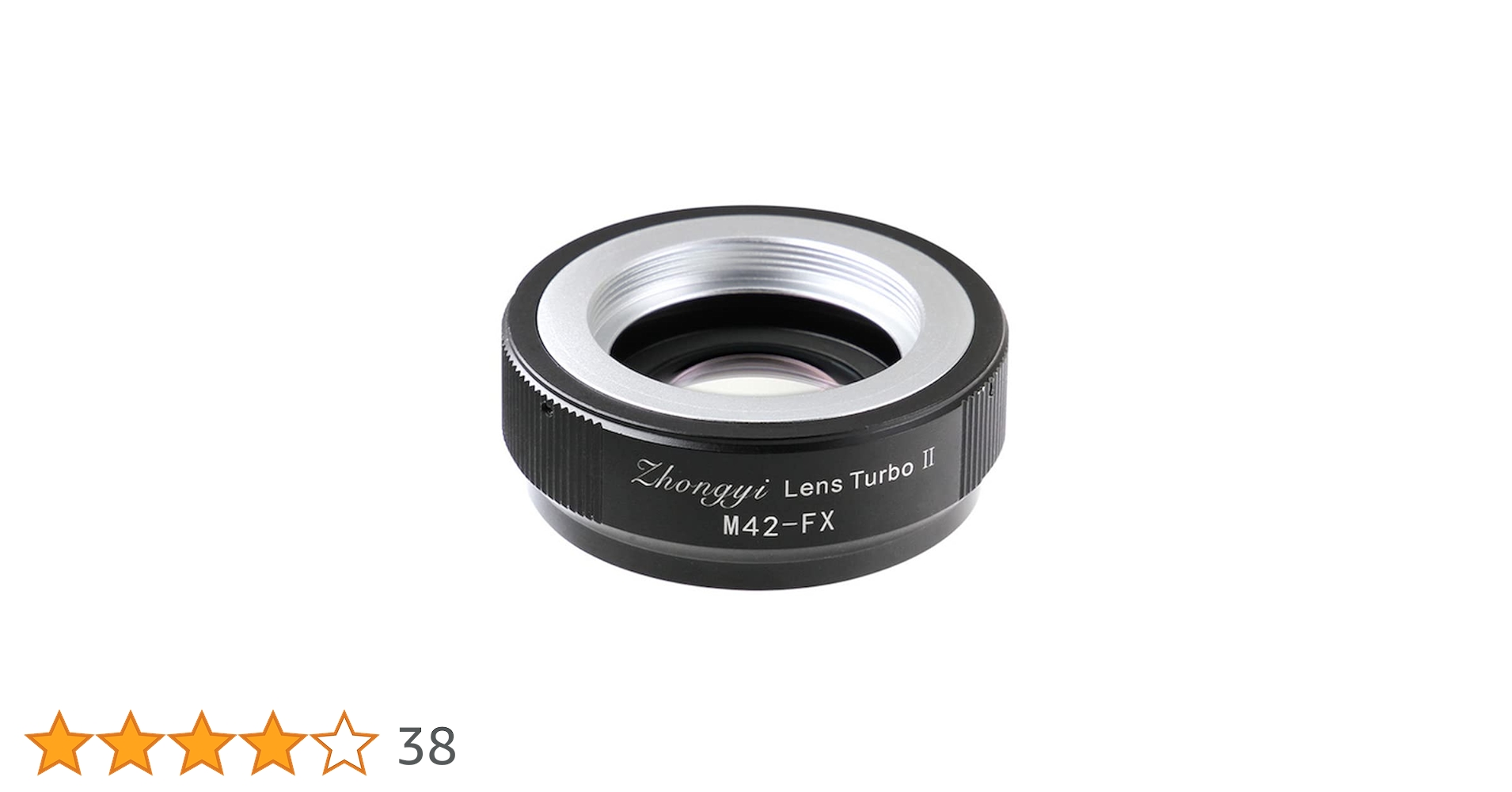 中一光学 マウントアダプタ Lens Turbo II M42-FX Xマウント Amazon | 中一光学 (ZHONG YI OPTICS) フォーカルレデューサー