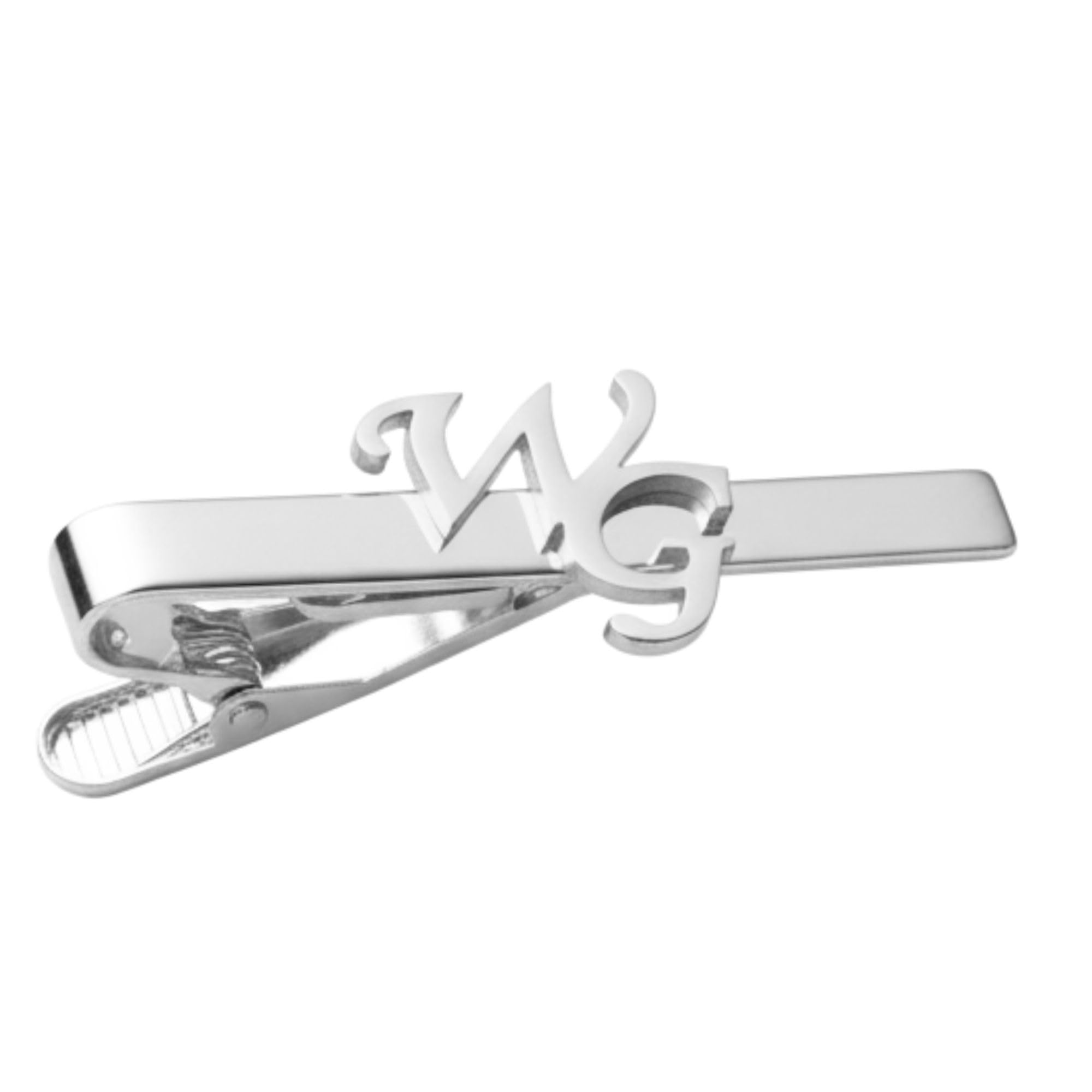 Personalized Initial Name Tie Pin for Men Custom Letter Tie Clip Brass Gold Tie Bar Mens Formal Shirt Accessories Wedding Groom Groomsmen Tie Clip Monogram Tie Pin Unique Gift for Husband Boyfriend-image-11