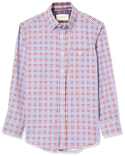 Isaac Mizrahi Boys' 4 Way Stretch Multi-Check Button Down Shirt