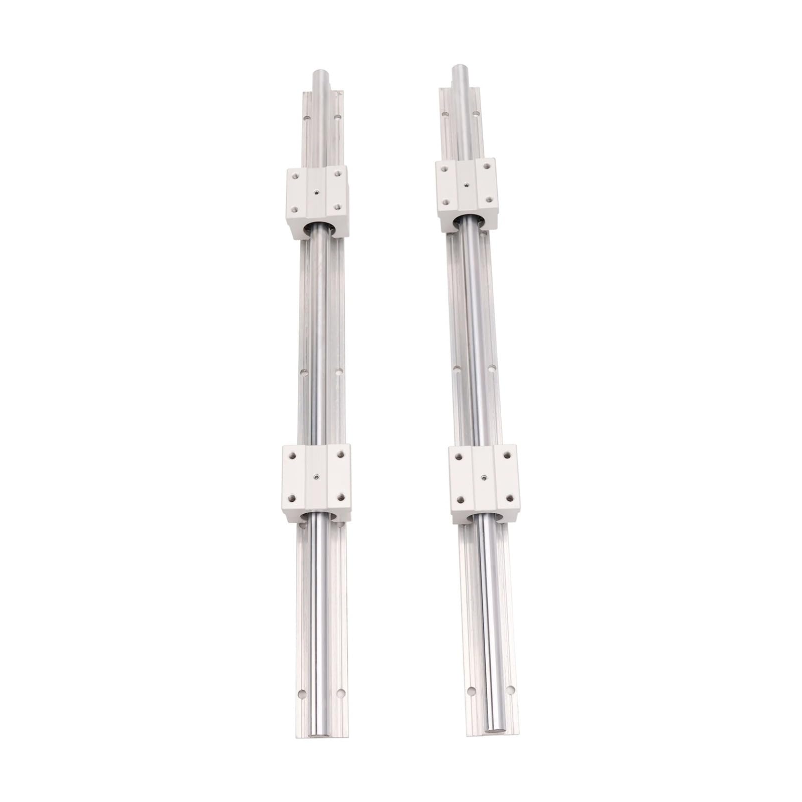 Lot de 2 rails linéaires 30 mm SBR30 300 350 400 450 500 550 600 700 800 900 1000 mm 2 guides linéaires SBR30 + 4 blocs SBR30UU pour CNC (750 mm)