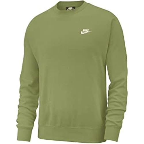 Nike Men's NSW Club Crew, Alligator/White, Small
