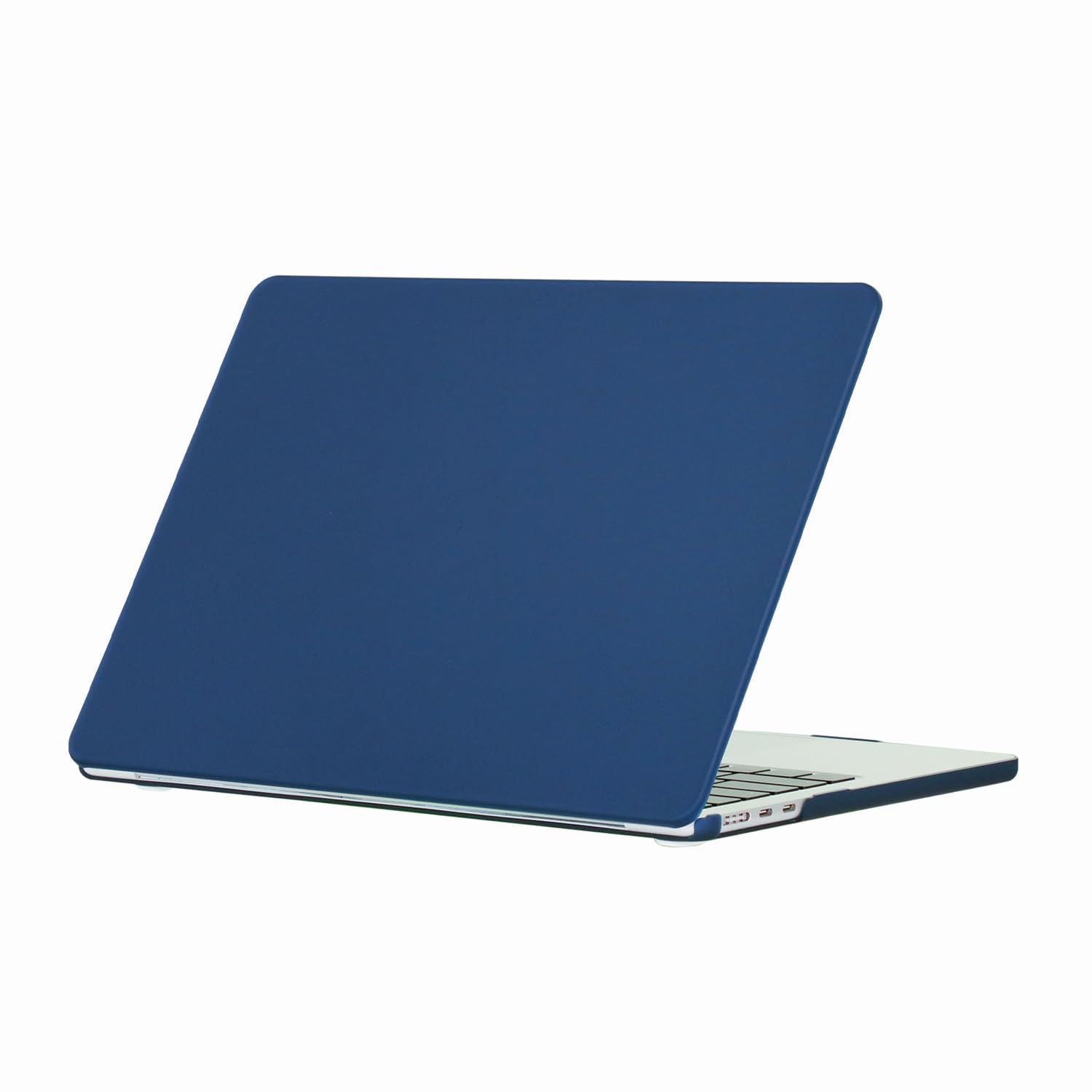 Inch Sleeve Soonjet Custodia Per Macbook Air M2 13,6 Pollici M2 A2681 2022 2023, Robusta E Durevole Cover MacBook Air 13 M2, Protezione In Plastica Rigida - Mezzanotte Trasparente Inch Case - Foto 4