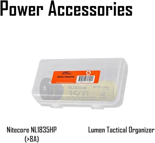 Miniatura 2 de Nitecore CI7 2500 Lumen linterna táctica con 7000mw 940nm largo alcance infrarrojo IR iluminador NL1835HP, organizador LumenTac