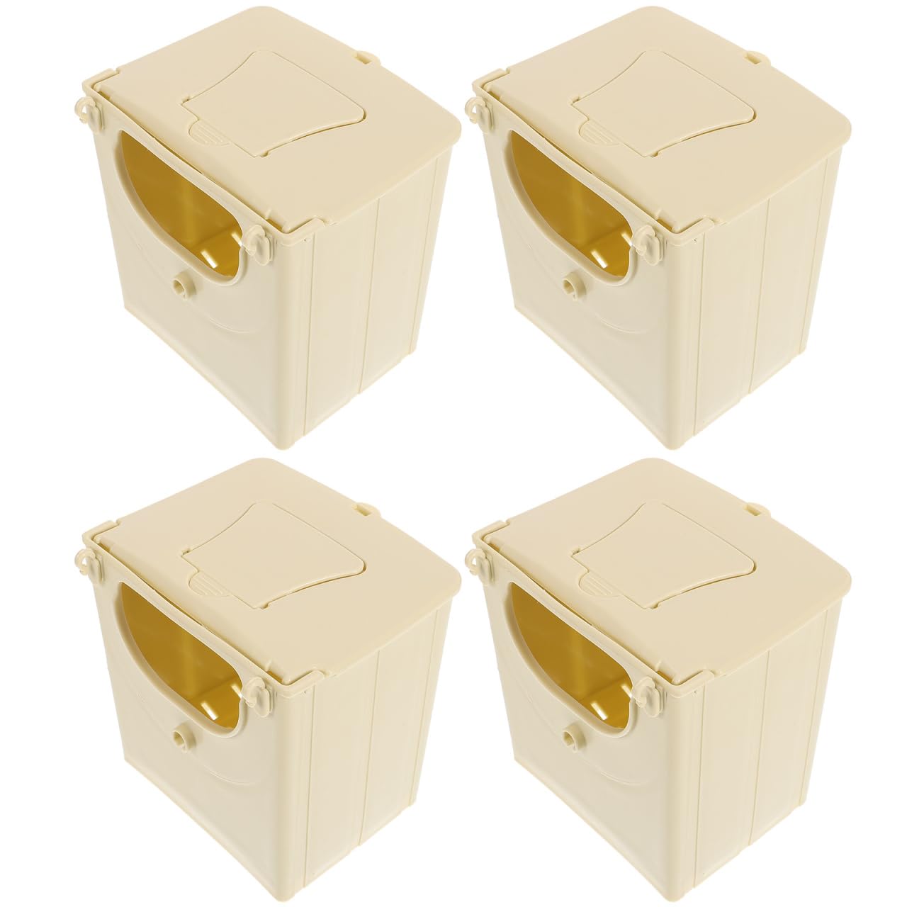POPETPOP Lot de 12 nichoirs en plastique pour oiseaux - Pour perroquets et pinsons