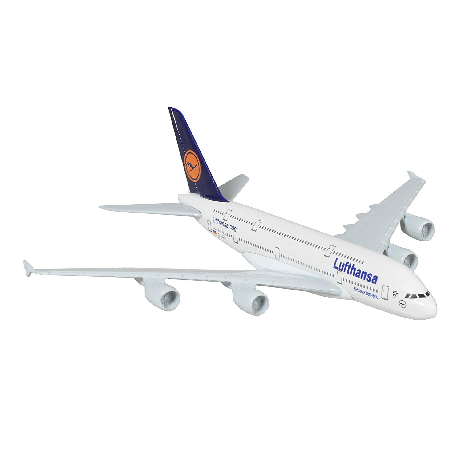 AmigozZ Diecast Aeroplane Scale Model Only For Display, Size -16 Cm-A380 (Air Lufthansa), Multicolor 2