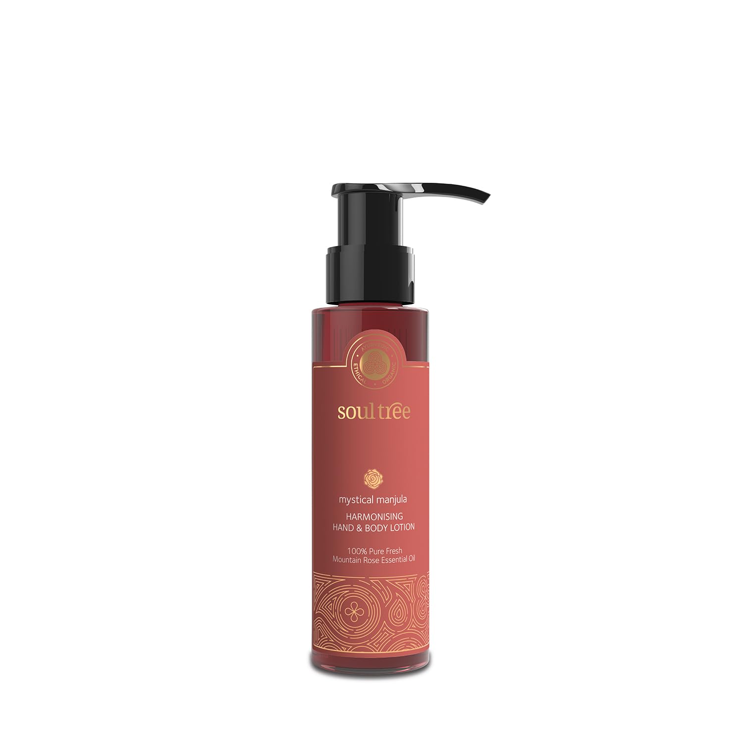 SoulTree Mystical Manjula Harmonising Body Lotion, 100ml | Rose-Infused Moisturiser for Deep Hydration & Silky Soft Skin | Lightweight, Fast-Absorbing & Nourishing | For Calm, Soothed & Hydrated Skin | 100% Ayurvedic Formulation-image-28