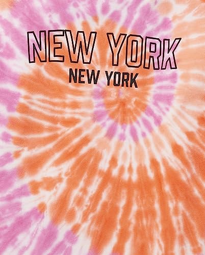 Image of Sugar & Jade Girls' Teen Short Sleeve Oversized Graphic T-Shirt