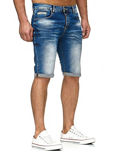 Red Bridge heren jeans shorts korte broek denim bermuda stretch capri basic - Image 4