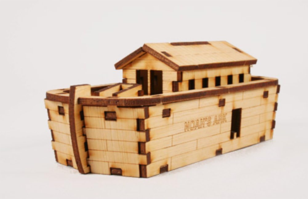 Desktop Wooden Model Kit Noah's Ark Kids / YG776 by YOUNGMODELER