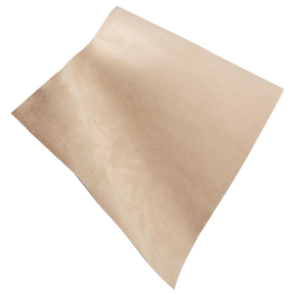 Blueshyhall Film pour voiture, tissu microfibre aspect daim film pour voiture, film tissu microfibre autocollant avec canaux d'air, film pour voiture intérieur tissu daim velours (beige, 75 x 152 cm)