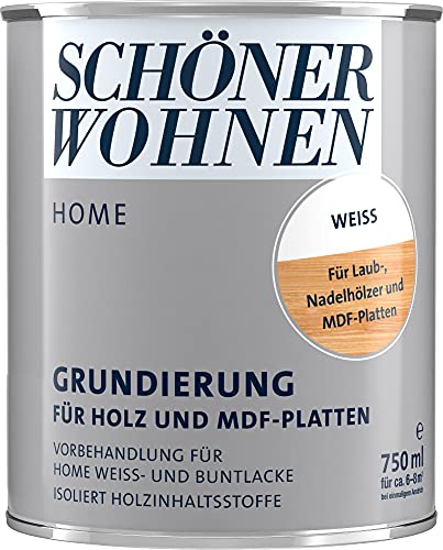 0,75L Schöner Wohnen DurAcryl Holzisoliergrund weiss Grundierung