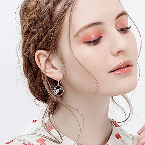 SIMONLY Valentine's Day Gifts: Sterling Silver Bird Earrings - Hummingbird, Dragonfly, Butterfly & Cardinal Designs2