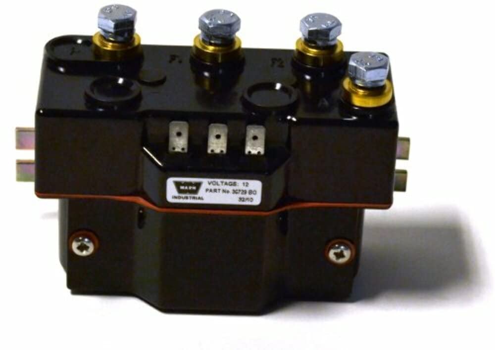 WARN Contratista 34971, 12 V, SW, W/Factor Y Soporte