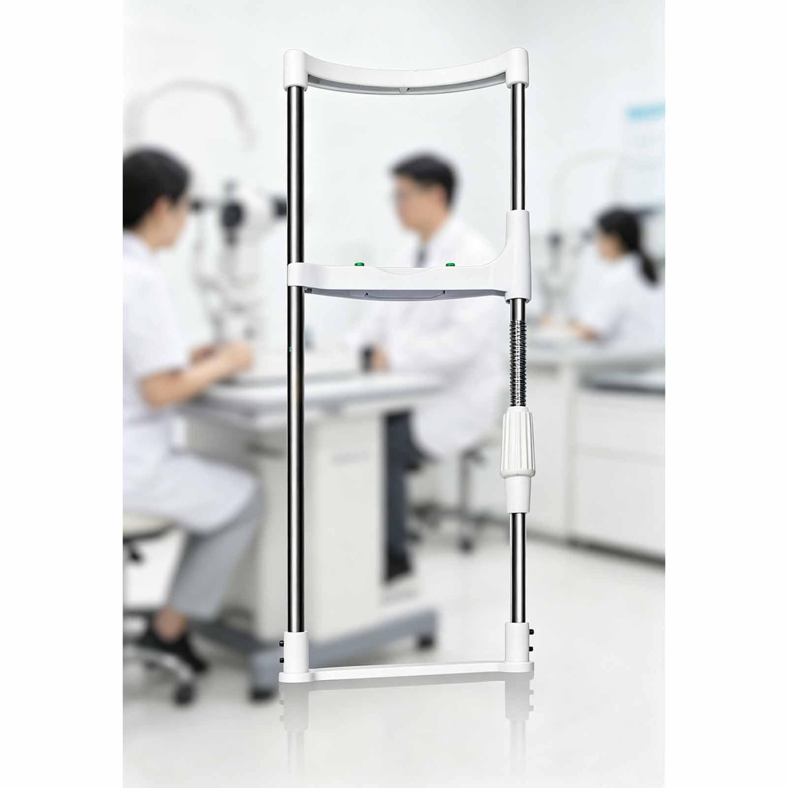 MObyat Soporte para La Barbilla De Instrumentos Ópticos, Soporte Frontal para Entrenamiento Visual, Accesorios para Optometristas Informáticos, Soporte Ergonómico Ajustable De 260-335 Mm con Base De