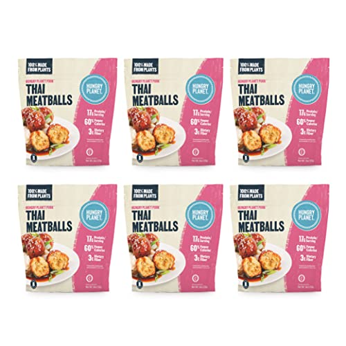 Hungry Planet Pork™ Thai Meatballs, Plant-Based / Vegan (3lb, 6/8oz Pouches)