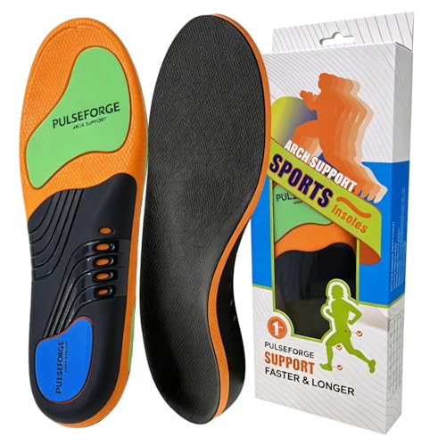 High Arch Support Orthotic Insoles for Men Women, Cushion Shoe Inserts for Standing All Day, Work...