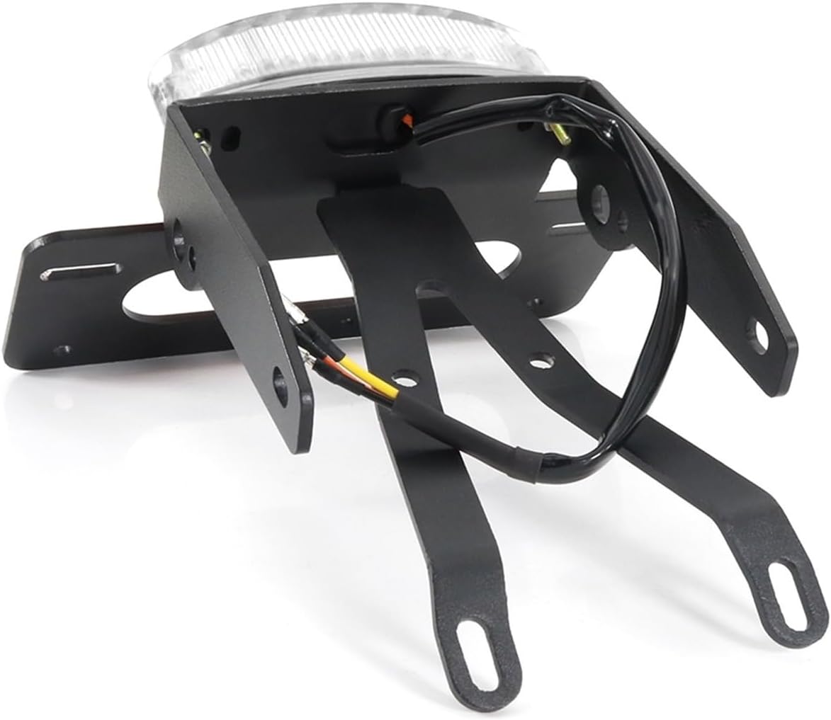 Motorcycle License Plate Holder Bracket Rear Tail Tidy Compatible with Fender Eliminator Kit Compatible with KTM 690 SMCR 690 Enduro R 2019-2022 2023 License Plate Frames(Red)