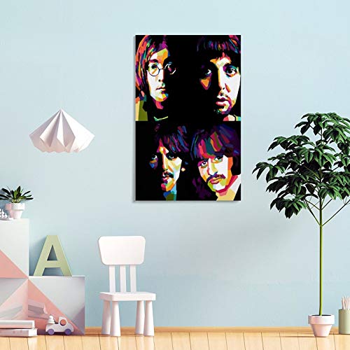 GUCII Poster décoratif The Beatles WPAP – 60 x 90 cm - Les Beatles, Paul McCartney, John Lennon, RIngo Starr, George Harrison GUCII Poster décoratif The Beatles WPAP - 60 x 90 cm – Image 5