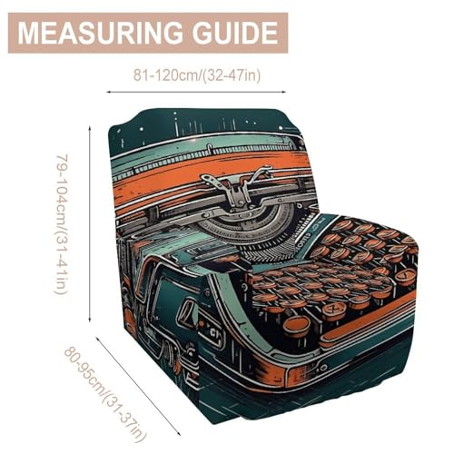 Housse de canapé extensible imprimée écoresponsable et résistante de 81 à 119cm - 3